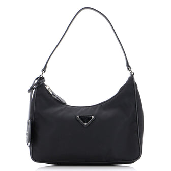 Prada Re-Edition 2005 Hobo Tessuto with Saffiano Leather Mini