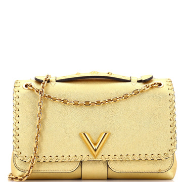 Louis Vuitton Very Chain Bag Whipstitch Leather