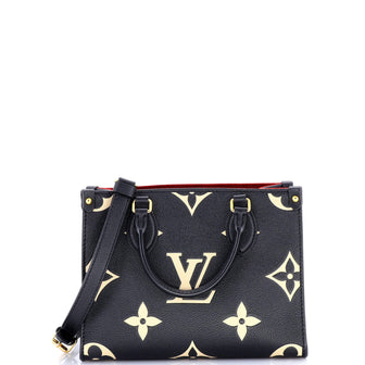 Louis Vuitton OnTheGo Tote Bicolor Monogram Empreinte Giant PM
