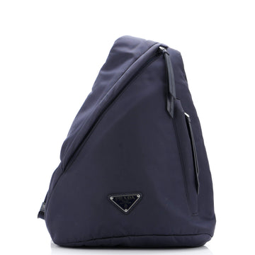Prada Zip Sling Backpack Re-Nylon