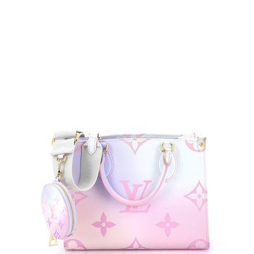 Louis Vuitton OnTheGo Tote Spring in the City Monogram Giant Canvas PM