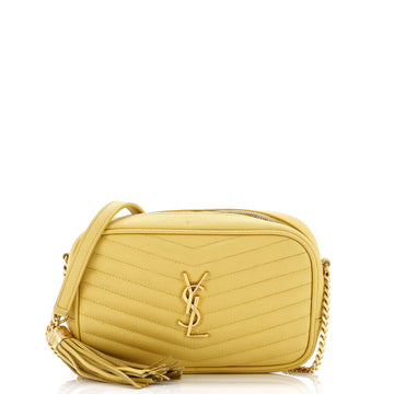 Saint Laurent Lou Camera Bag Matelasse Chevron Leather Mini