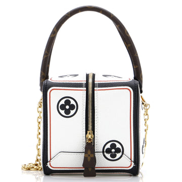Louis Vuitton Square Bag Limited Edition Game On Leather with Monogram Canvas