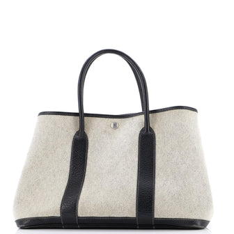 Hermes Garden Party Tote Toile and Leather 36