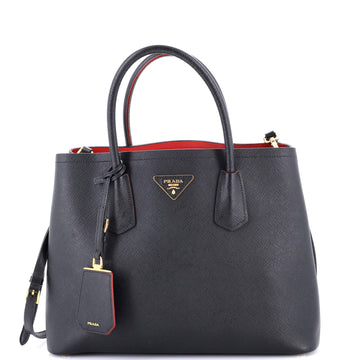 Prada Cuir Double Tote Saffiano Leather Medium