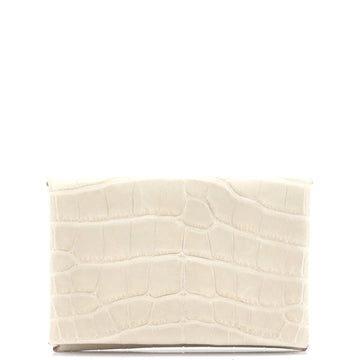 Hermes Calvi Card Holder Alligator