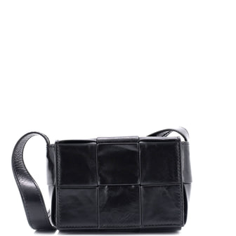 Bottega Veneta Cassette Crossbody Bag Maxi Intrecciato Leather Candy