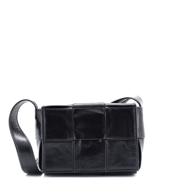 Bottega Veneta Cassette Crossbody Bag Maxi Intrecciato Leather Candy