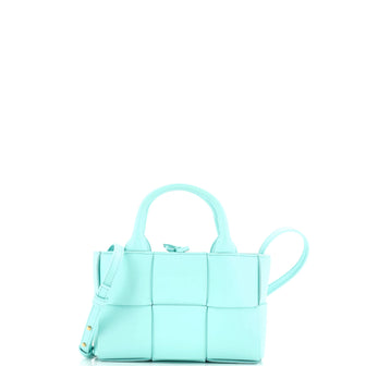 Bottega Veneta Arco Tote Maxi Intrecciato Leather Candy