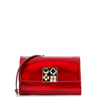 Christian Louboutin Carasky Chain Clutch Leather