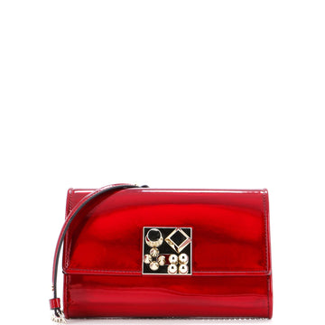 Christian Louboutin Carasky Chain Clutch Leather