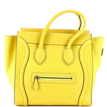 Celine Luggage Bag Grainy Leather Mini