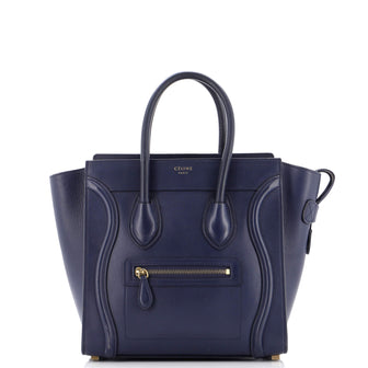 Celine Luggage Bag Smooth Leather Mini