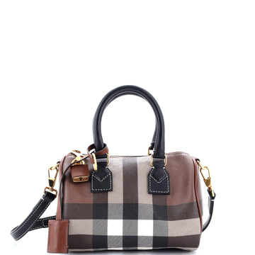 Burberry Bowling Bag Check E-Canvas Mini