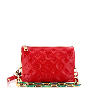 Louis Vuitton Coussin Bag Monogram Embossed Lambskin BB