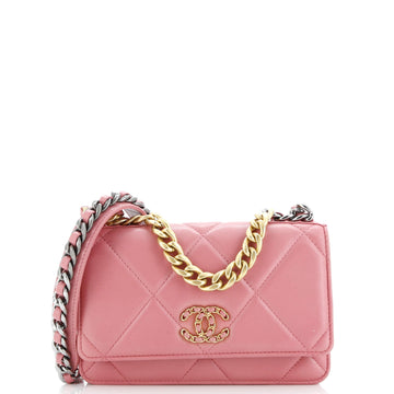 Chanel 19 Wallet on Chain Quilted Lambskin