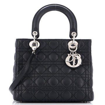 Christian Dior Lady Dior Bag Cannage Quilt Lambskin Medium
