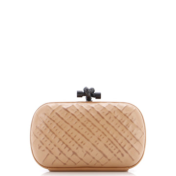 Bottega Veneta Box Knot Clutch Ricamo Rete Leather Small