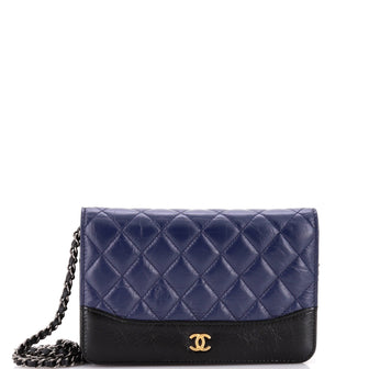 Chanel Gabrielle Wallet on Chain Quilted Aged Calfskin