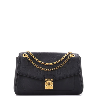 Louis Vuitton Saint Germain Handbag Monogram Empreinte Leather PM