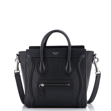 Celine Luggage Bag Grainy Leather Nano