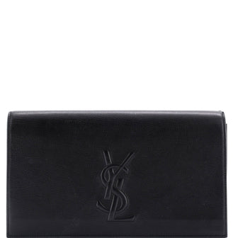 Saint Laurent Belle de Jour Clutch Leather Large