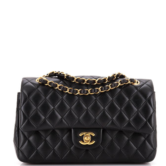 Chanel Classic Double Flap Bag Quilted Lambskin Medium