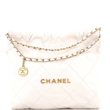 Chanel 22 Chain Hobo Quilted Calfskin Medium