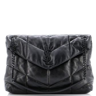 Saint Laurent Loulou Puffer Shoulder Bag Quilted Leather Medium