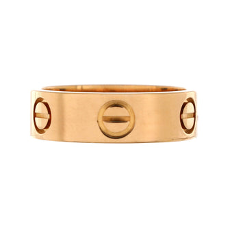 Cartier Love Band Ring 18K Rose Gold
