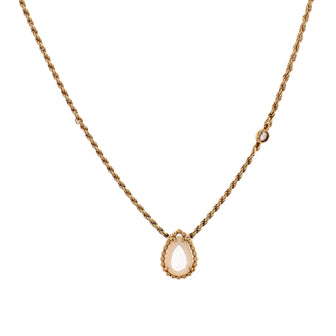 Boucheron Serpent Boheme Pendant Necklace 18K Yellow Gold and Mother of Pearl Small
