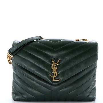Saint Laurent Loulou Shoulder Bag Matelasse Chevron Leather Medium