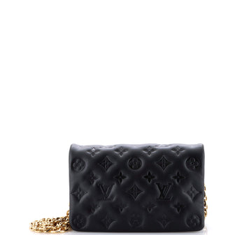 Louis Vuitton Coussin Pochette Monogram Embossed Lambskin