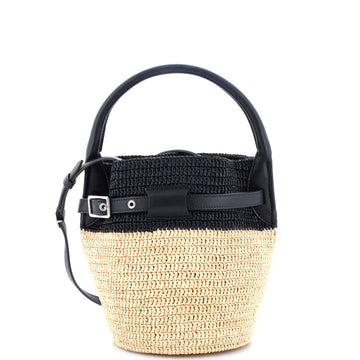 Celine Big Bag Bucket Woven Raffia Nano