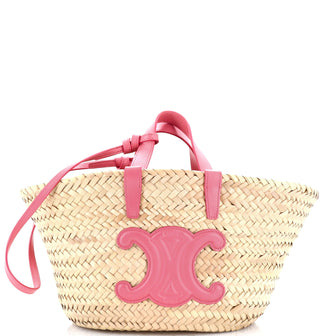 Celine Triomphe Basket Shoulder Bag Teen