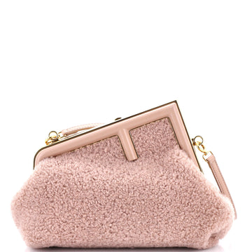 Fendi First Bag Shearling Small