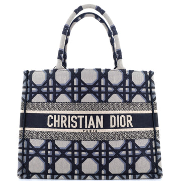 Christian Dior Book Tote Macrocannage Canvas Medium