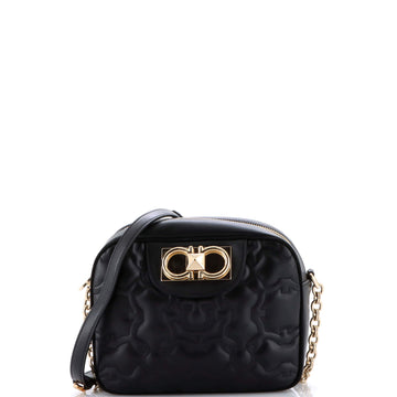 Salvatore Ferragamo Galore Camera Bag Quilted Leather