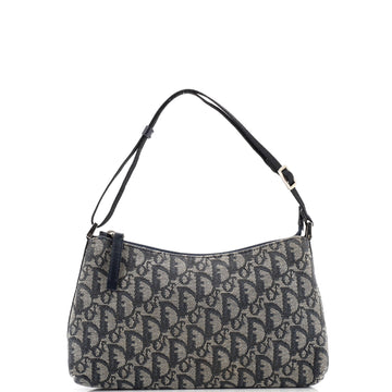 Christian Dior Vintage Trotter Pochette Shoulder Bag Diorissimo Canvas Small