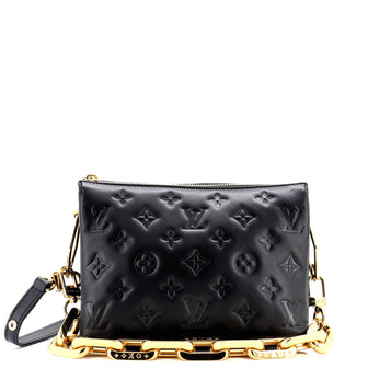 Louis Vuitton Coussin Bag Monogram Embossed Lambskin BB