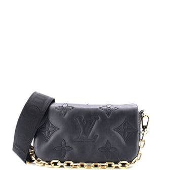 Louis Vuitton Wallet on Strap Bubblegram Leather