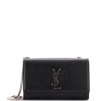 Saint Laurent Classic Monogram Crossbody Bag Grainy Leather Medium