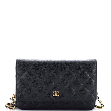Chanel Wallet on Chain Quilted Caviar
