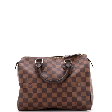 Louis Vuitton Speedy Bandouliere Bag Damier 25