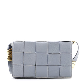 Bottega Veneta Cassette Crossbody Bag Maxi Intrecciato Grained Leather