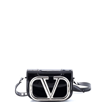 Valentino Garavani Supervee Crossbody Bag Patent Small