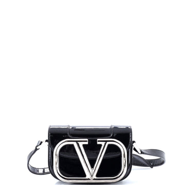 Valentino Garavani Supervee Crossbody Bag Patent Small