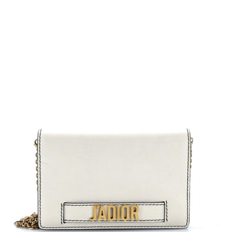 Christian Dior J'Adior Wallet on Chain Leather