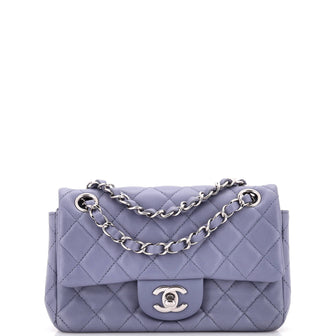 Chanel Classic Single Flap Bag Quilted Lambskin Mini