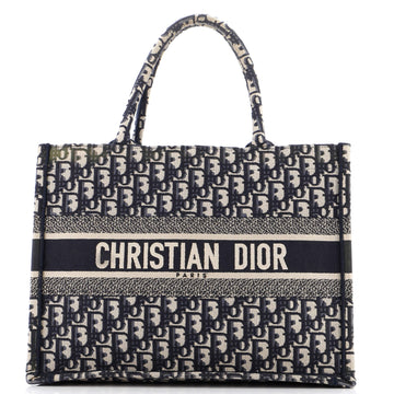 Christian Dior Book Tote Oblique Canvas Medium